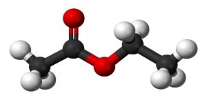 ساختار مولکولی اتیل استات